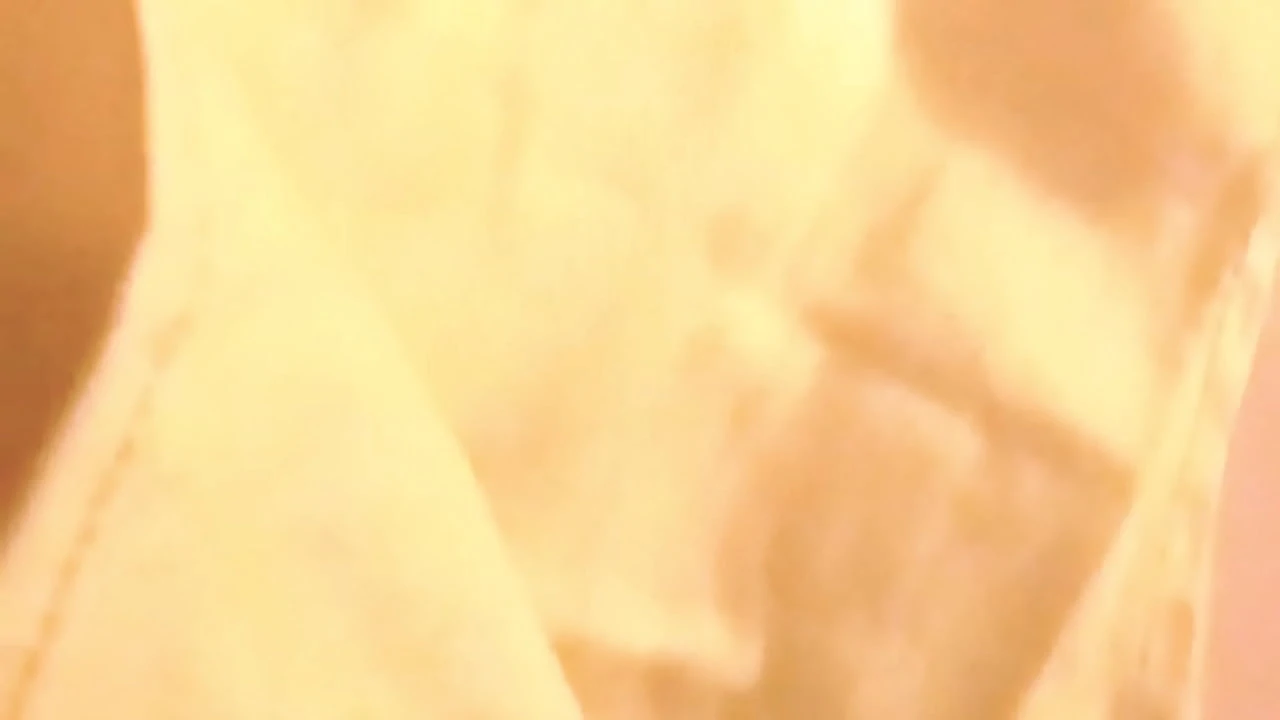 A tail in the mouth pov close up