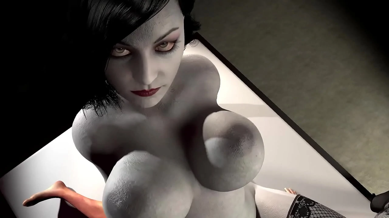 Alcina Dimitrescu rides on top in POV Resident Evil Village Hentai Parody