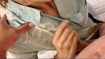 Amateur personal filming Cum splashed on clothes
