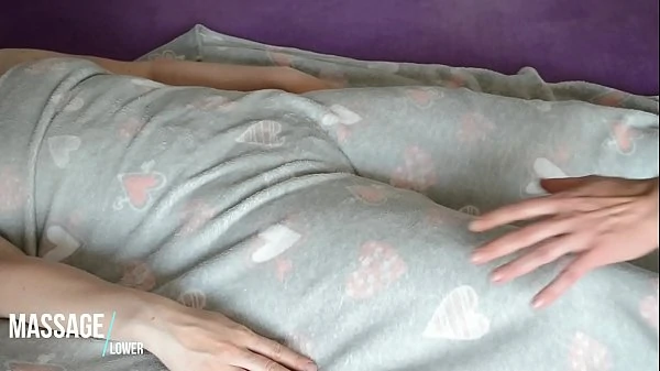 Amateur Romantic Massage European Babe under hairy Blanket