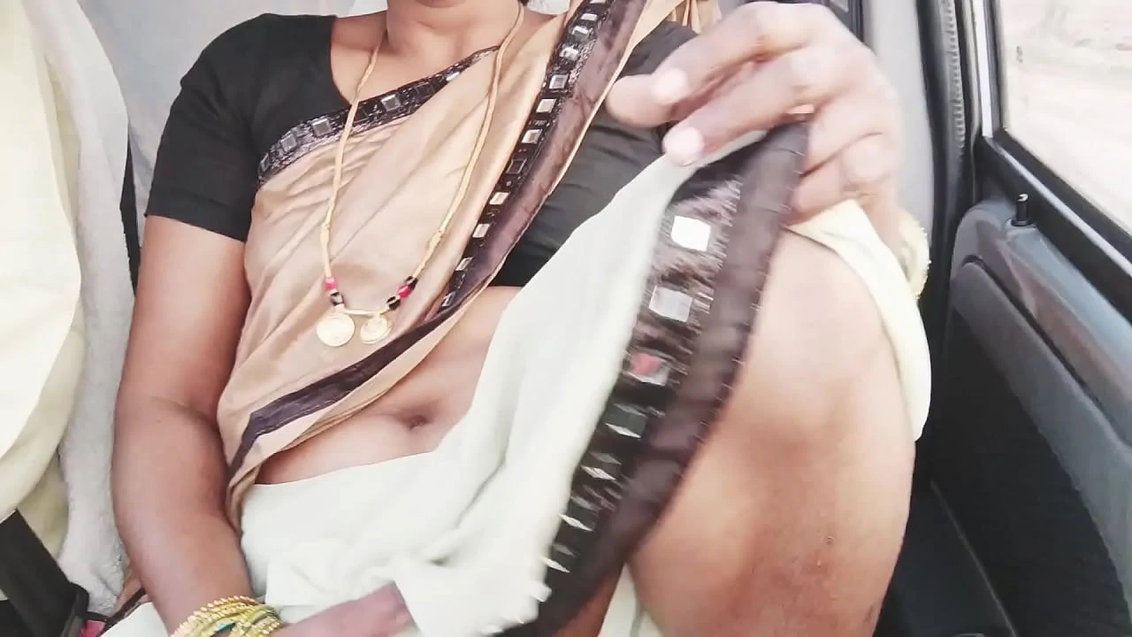 Beautiful saree call girl car sex Telugu dirty talks