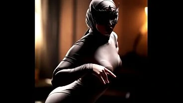 Beautiful sexy hijab dance