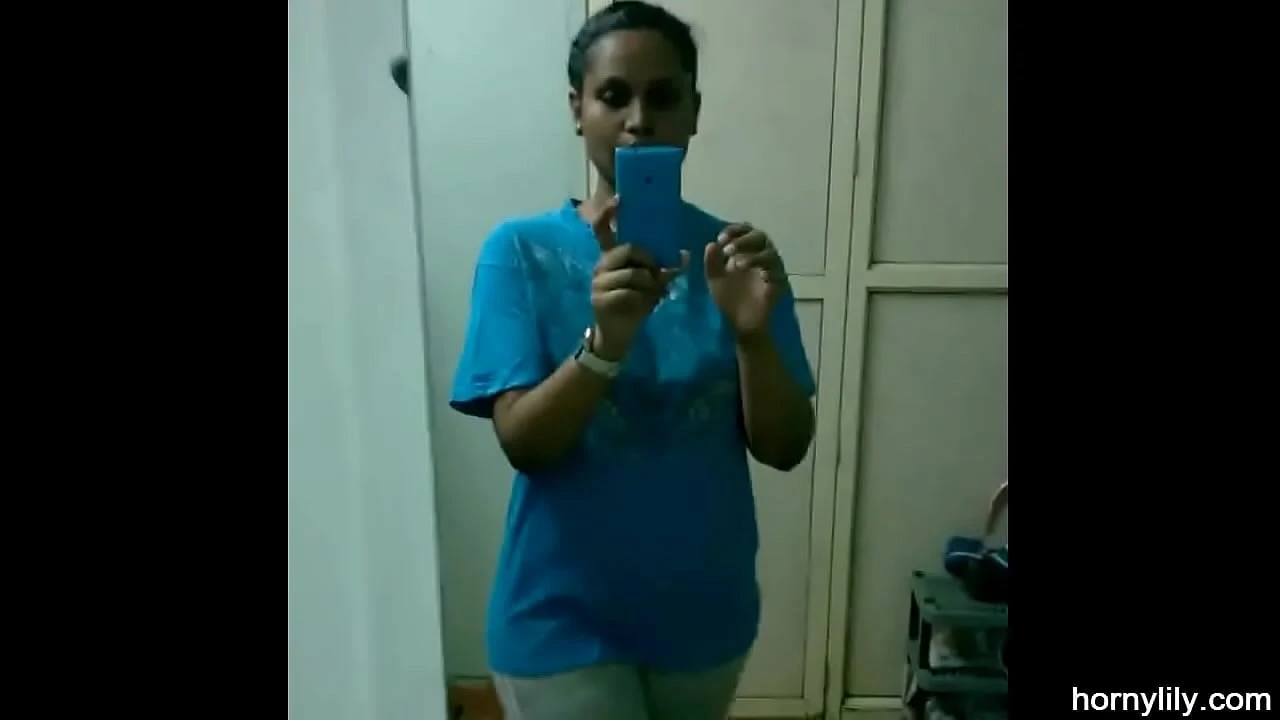Big Boobs Tamil Indian Maid Horny Lily In Bathroom Changing Bra and Panty Fingering Pussy
