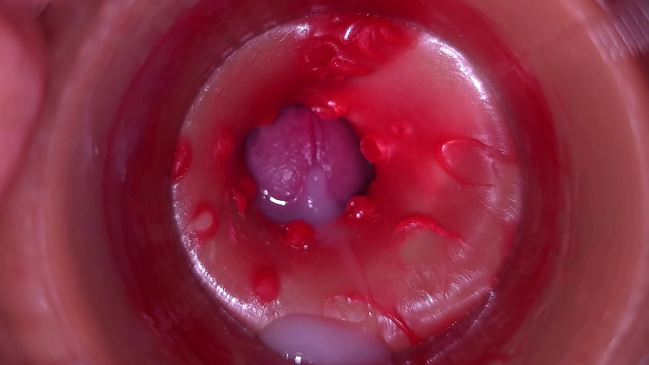 Camera in Vagina Cervix POV Creampie 4k