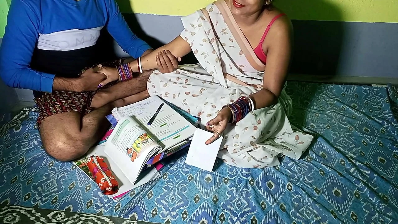 Chudai With Hot Sexy Desi Private Tutor with hindi talking