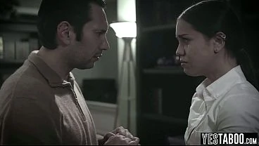 Depressed big boobs Latina teen student seduces a mature teacher