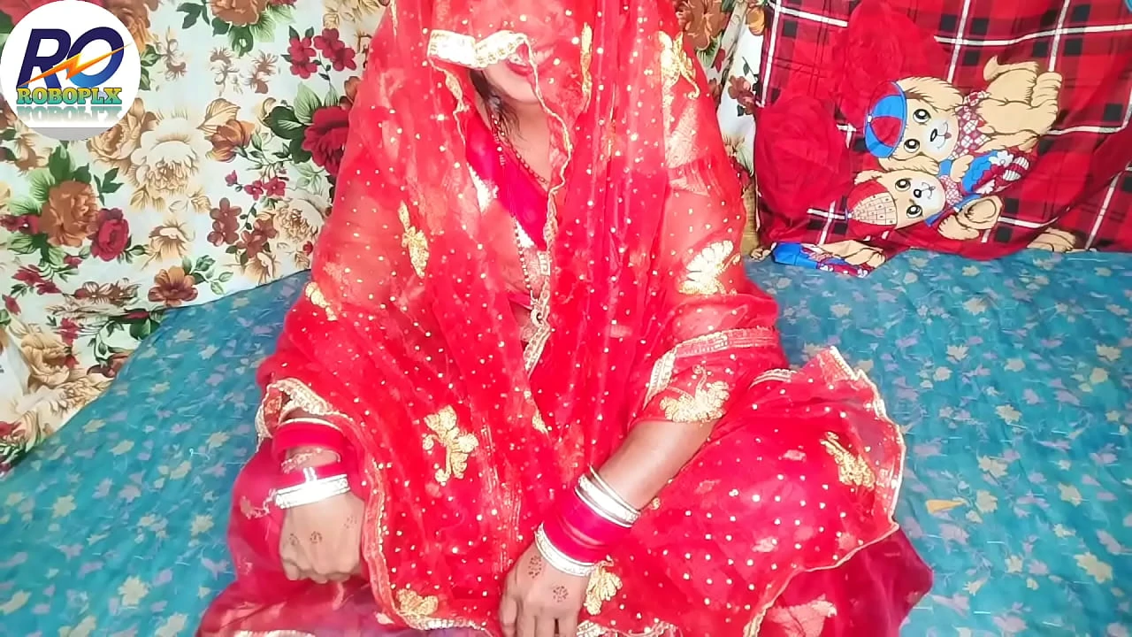 Fast time honeymoon video hindi audio Claire Vais red saree bride fucking after lifting the saree awesome full video