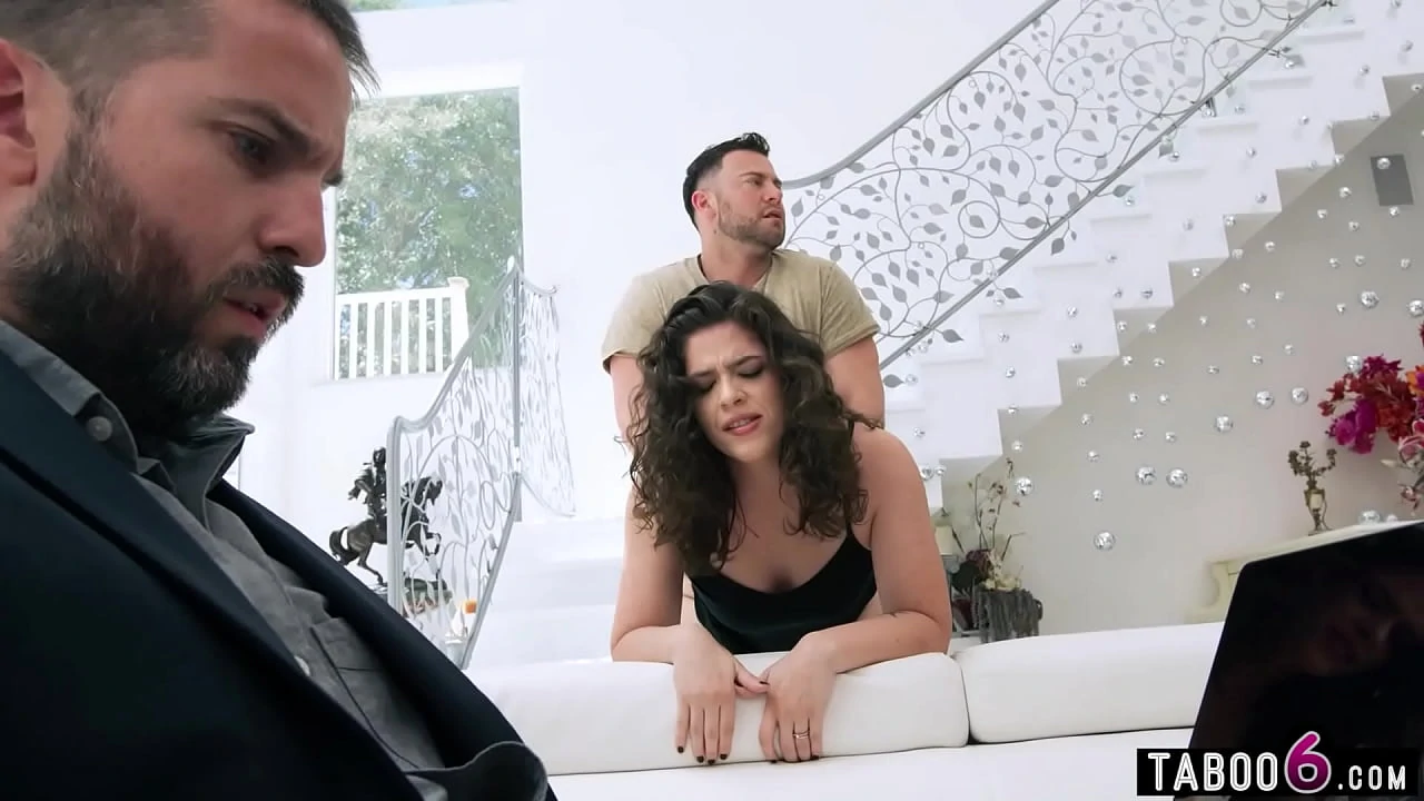 Free use latina MILF wife Victoria Voxxx cheats in front of husband
