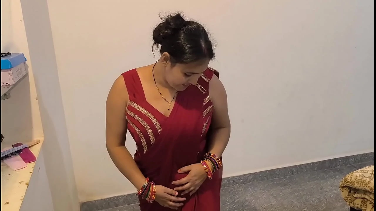 Hardcore chudai non stop red saree