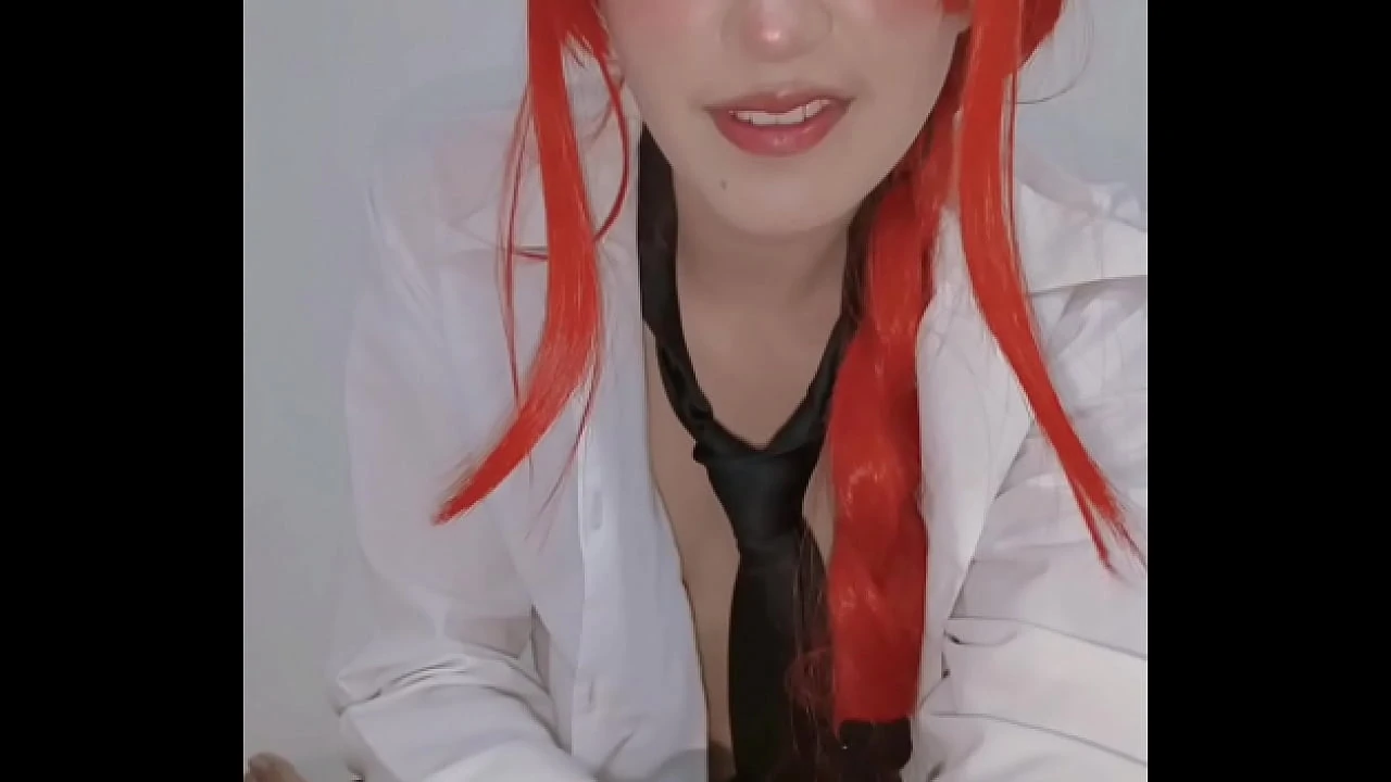 Hentai Cosplay Makima Chainsawman, Eres Mi Perro Obediente Y Mi Juguete Sexual. Sexo Duro Y Charla Sucia Con Dominante Makima.