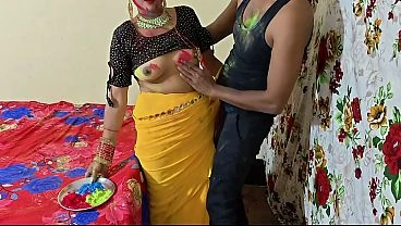 Holi Colour Dever Bhabhi celebration Holi fuck clear hindi audio