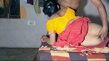 Hot Desi Bhabhi Hard Doggystyle Fucking With Devar