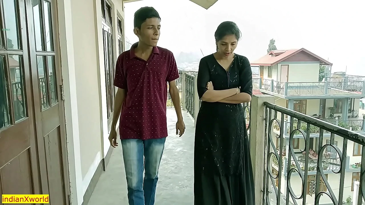 Indian Beautiful Girl Hardcore Sex with Junior lover Boy with clear audio