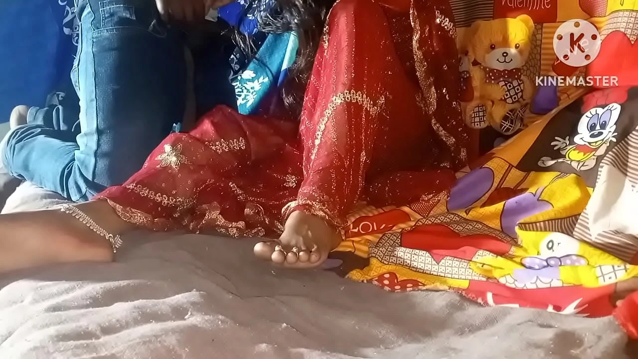 Indian desi bhabhi with village desi boy