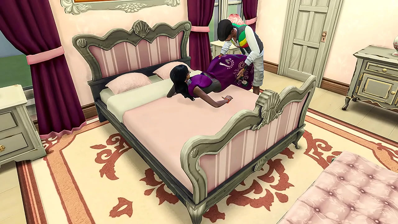 Indian hidden camera fucking with her step son in her bedroom india family sex