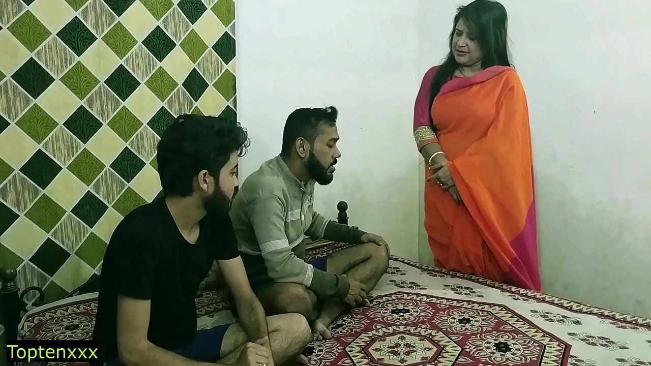 Indian hot xxx threesome sex Malkin aunty and two young boy hot sex clear hindi audio