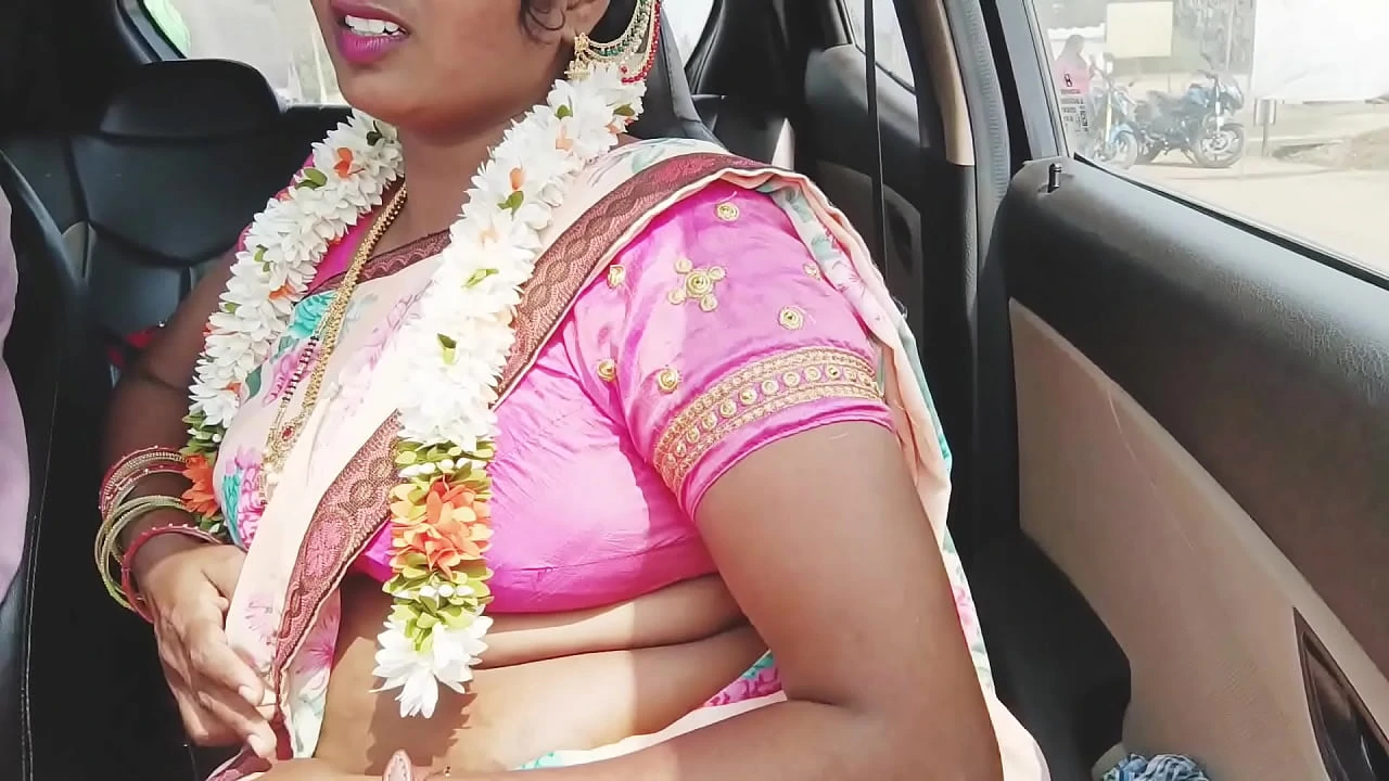 Indian sexy saree bhabi car romance Telugu dirty talks