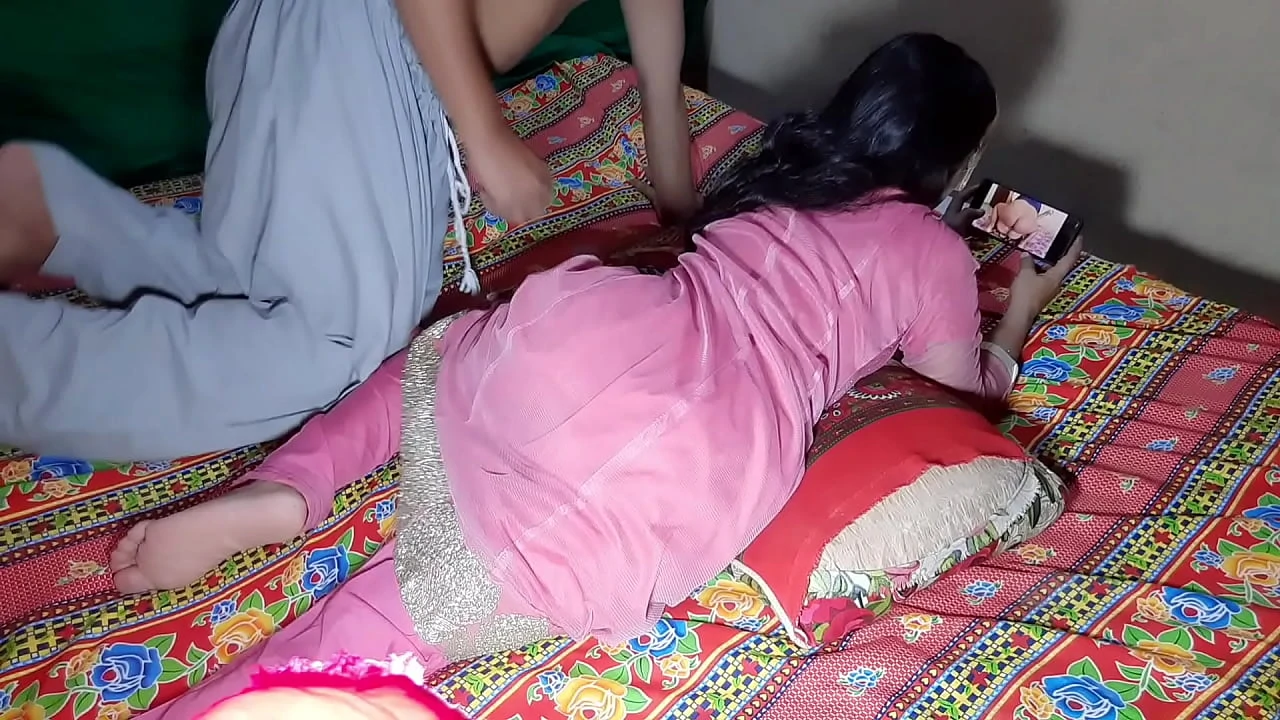 Indian Step Sister Watching Porn Video Step Brother Fucks his Step Sister With clear Hindi Audio