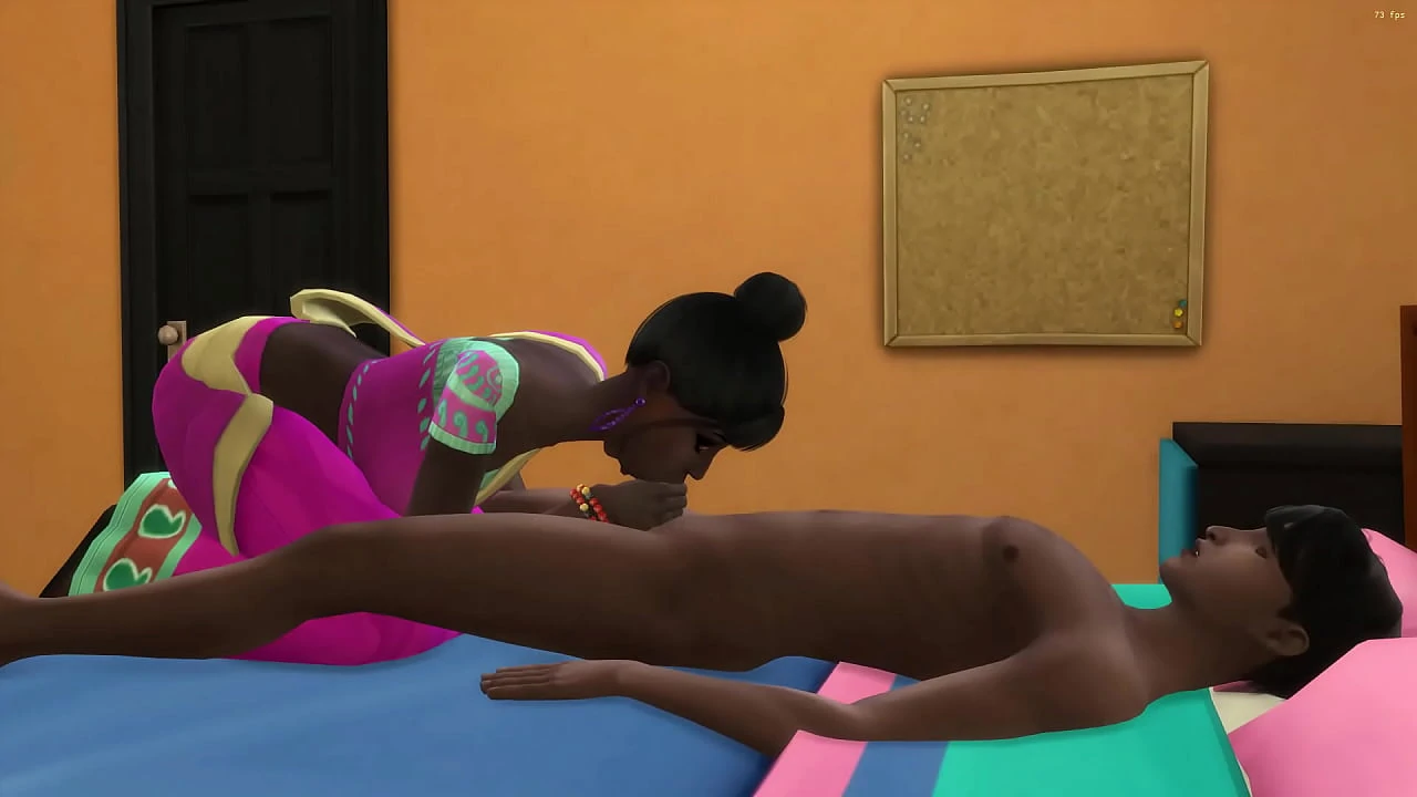Indian stepmom finds her virgin stepson sleeping after coming home from work and sucks his dick while he sleeps then fucks with him and gets her pregnant Desi big boobs