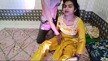 Indian Wife Hot Sex in Yellow Dress Maroon Top Real Couple