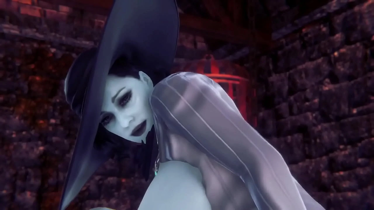 Lady Dimitrescu Reverse Cowgirl Resident Evil Village Parody