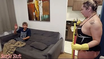 Maid gives her tasty ass to the boss s son FULL VIDEO ON RED