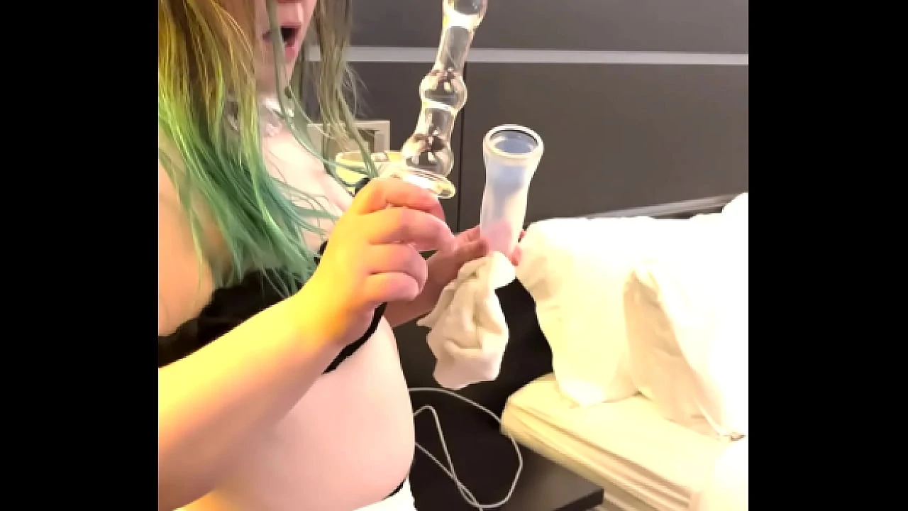 Maid Joan Day Fucks Both Holes with Dildo Trailer