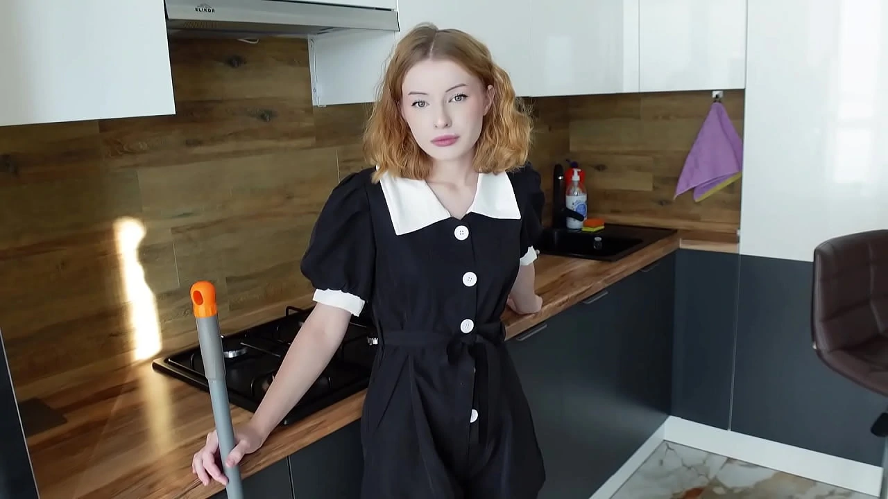Maid Let s Fuck Her Tight Pussy
