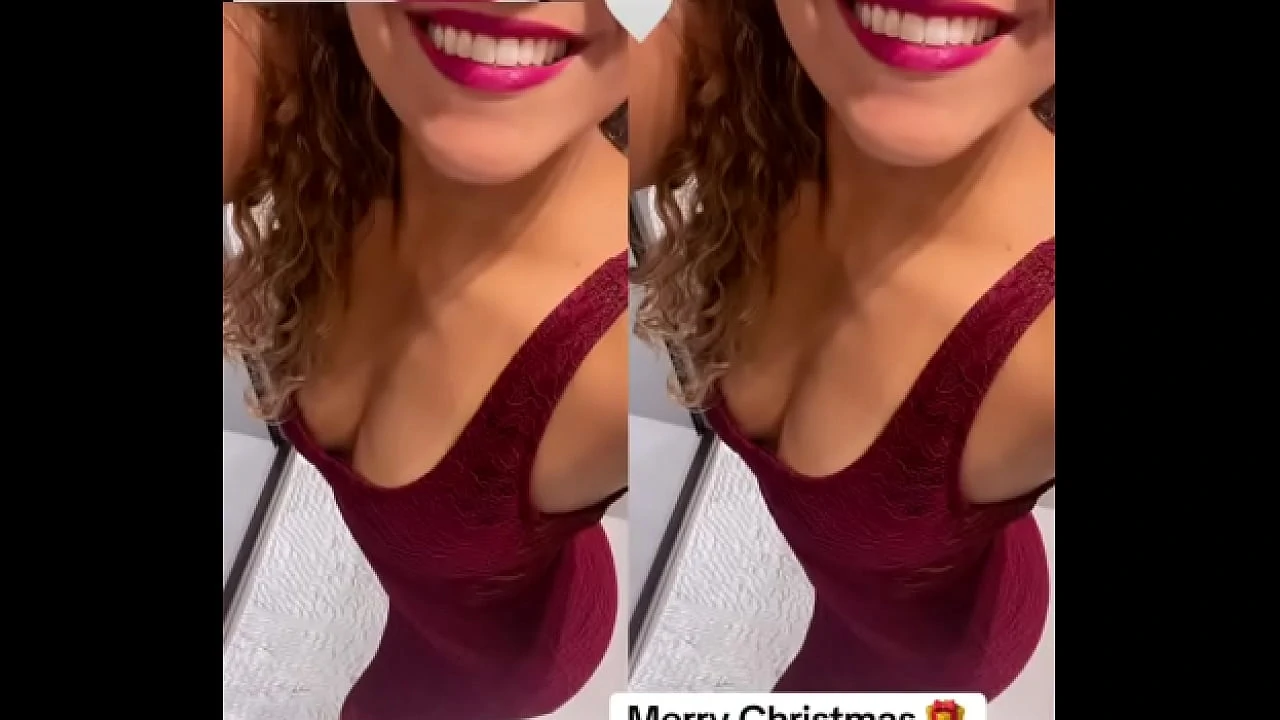 Merry Christmas brazilian housewife sexy ChristmasDay brunette beauty