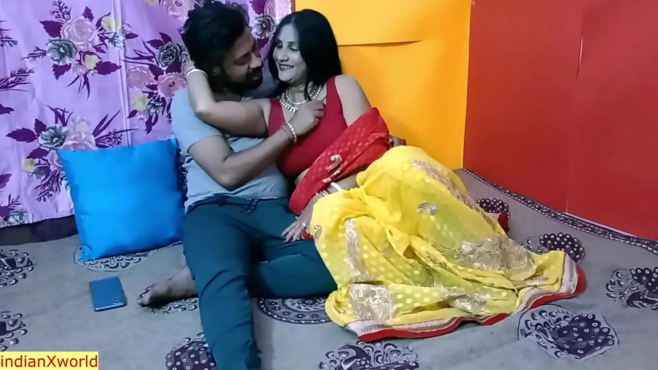 My Desi hot aunty secret sex with her unmarried devor Cum inside pussy