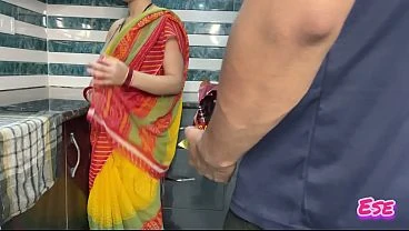 My hot and sexy aunt s blouse got colored during Holi