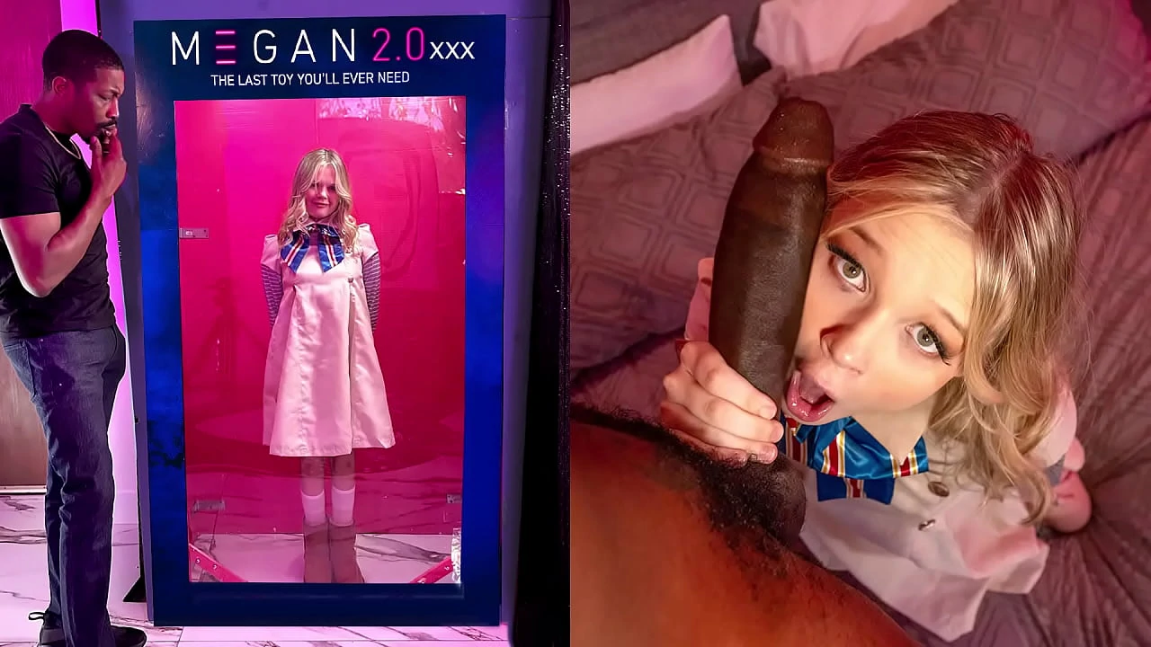 Petite Teen M3Gan Gets Destroyed By Big Black Cock Halloween Cosplay Bbc Special