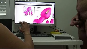 Real stepmother orders butt plug in front of her virgin stepson