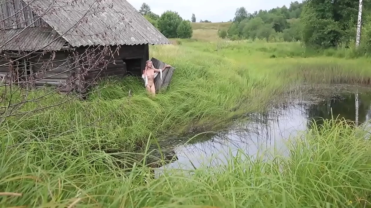 Sofi naked in the village