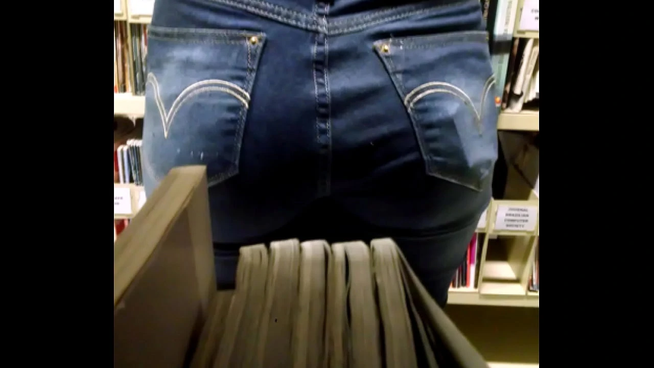 spying on female college student in library