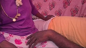 Tamil Wife pleasure up her husband to attain her Orgasm