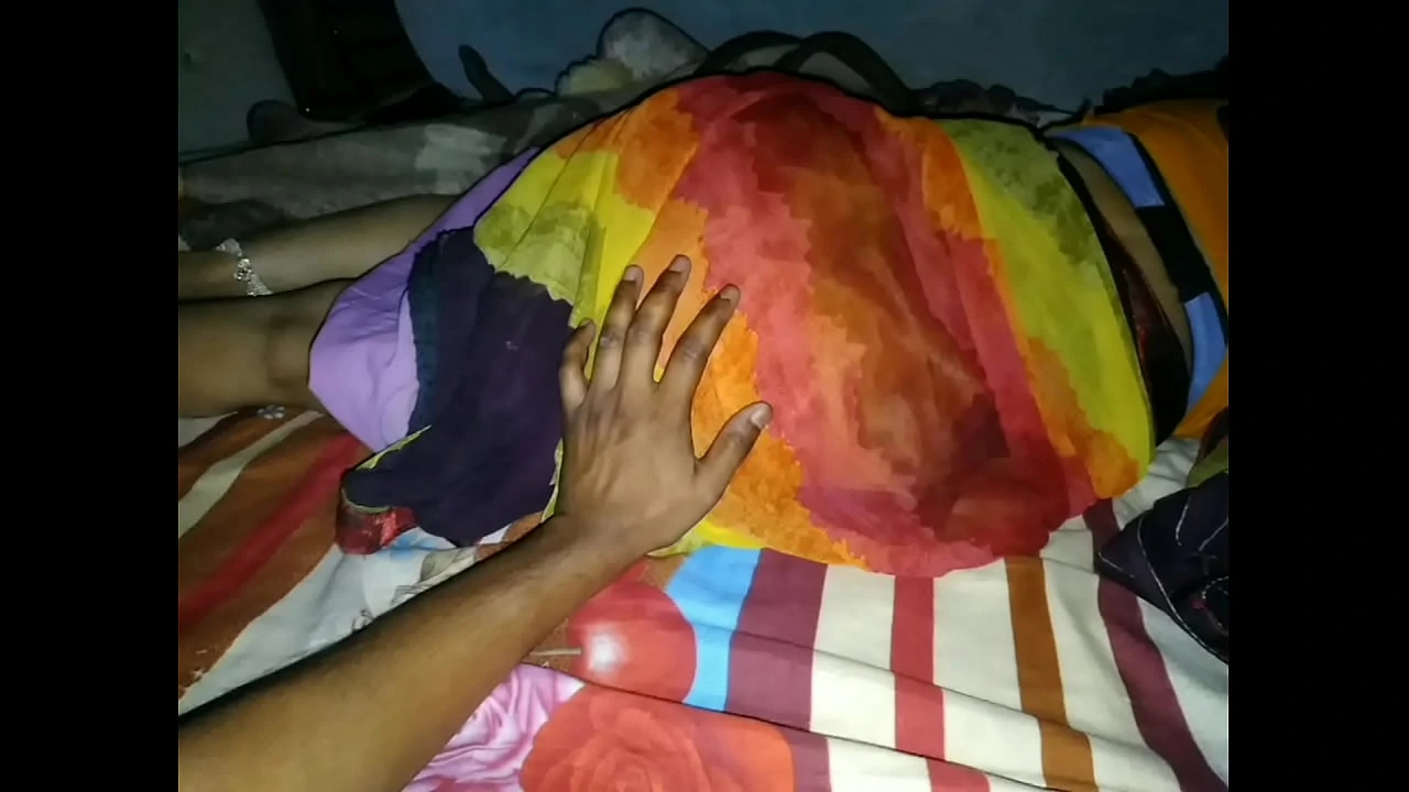 The woke up while picking up the sari