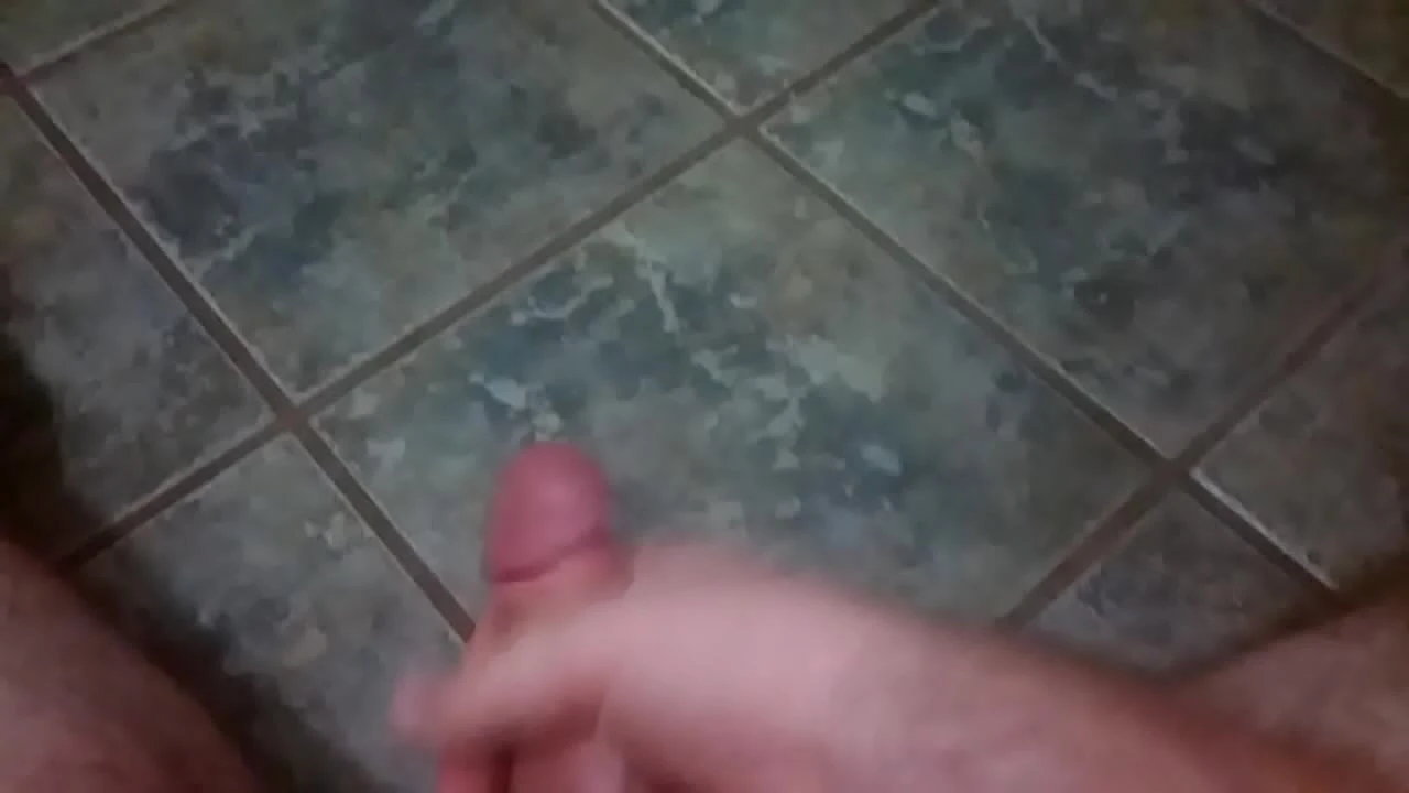 Virgin jerks off