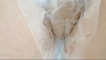 yo virgin pussy Light up wet tissue paper